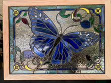 Load image into Gallery viewer, Custom Made J.E. Behnke Butterfly 23&quot;x17&quot; in 1&quot; Oak Frame
