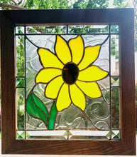 Load image into Gallery viewer, Sunflower 13&quot; x 12&quot; Framed Size
