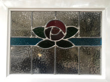 Load image into Gallery viewer, Art Deco English Rose in Raindrop Surround 22&quot; x 17&quot;
